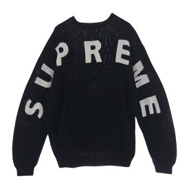 Supreme シュプリーム ニット 20ss Back Logo Sweater バックロゴ セーター ニット ブラック系 XL メンズ【古着】【中古】