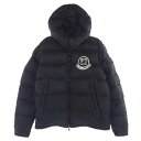 MONCLER モンクレール 20AW F20921A51710 × UNDEFEATED アンディフィーテッド ARENSKY アレンスキー ロゴプリント フード付き ダウン ジャケット ブラック系 3 メンズ【古着】【中古】