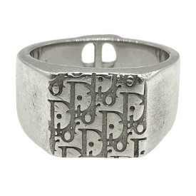 Dior ディオール オブリーク シグネット リング シルバー系 16.5号 メンズ【中古】