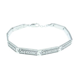 Supreme シュプリーム ブレスレット 23SS × Jacob & Co Logo Link Bracelet Silver ジェイコブ ロゴ リング ブレスレット シルバー 【新古品】【未使用】 メンズ【中古】