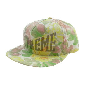 Supreme シュプリーム キャップ Floral Cap プリントロゴ フローラル キャップ マルチカラー系 メンズ【中古】