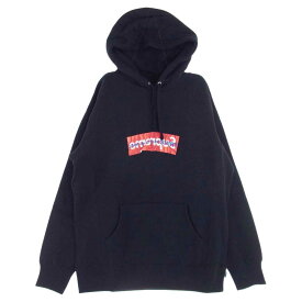 Supreme シュプリーム パーカー 17SS × Comme Des Garcons SHIRT Box Logo Hooded Sweatshirt ペーパーアートボックスロゴプルオーバー パーカー コムデギャルソンシャツ ブラック ブラック系 M 【新古品】【未使用】 メンズ【古着】【中古】