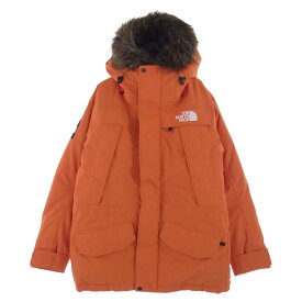 THE NORTH FACE ノースフェイス ダウンジャケット ND91807 ANTARCTICA PARKA アンタークティカ パーカー オレンジ系 M 【美品】 メンズ【古着】【中古】