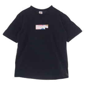Supreme シュプリーム Tシャツ 21SS Emilio Pucci Box Logo Tee エミリオプッチ ボックス ロゴ プリント 半袖 Tシャツ ブラック系 メンズ【古着】【中古】