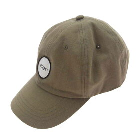 WTAPS ダブルタップス キャップ 20SS 201HCDT-HT03 T-6L 01 CAP. COTTON. OXFORD オックスフォード ロゴワッペン キャップ カーキ系 メンズ【中古】