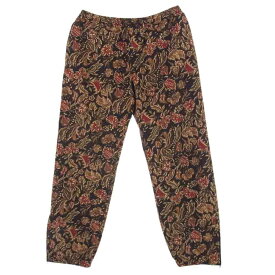 Supreme シュプリーム パンツ 18AW GORE-TEX Flower pants ゴアテックス フラワー パンツ ブラック系 ブラウン系 マルチカラー M メンズ【古着】【中古】