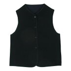 ユニバーサル プロダクツ UNIVERSAL PRODUCTS ベスト 203-60405 REVERSIBLE VEST リバーシブル ベスト ネイビー系 ブラック系 3 メンズ【古着】【中古】