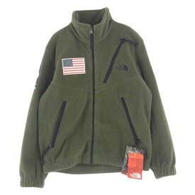 Supreme シュプリーム ジャケット 17SS × THE NORTH FACE ノースフェイス Trans Antarctica Expedition Fleece Jacket フリース ジャケット グリーン系 S 【極上美品】 メンズ【古着】【中古】