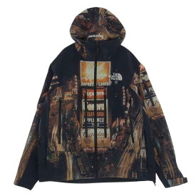 Supreme シュプリーム ジャケット 22SS × THE NORTH FACE Taped Seam Shell Jacket Times Square ノースフェイス テープ シーム シェル ジャケット タイムズ スクエア マルチカラー系 L メンズ【古着】【中古】