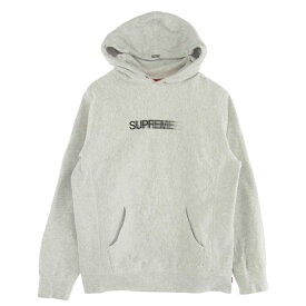 Supreme シュプリーム 20SS Motion Logo Hooded Sweat モーションロゴ フーデッド スウェットシャツ パーカー グレー系 M メンズ【古着】【中古】