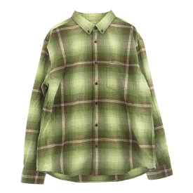 Supreme シュプリーム 23SS Shadow Plaid Flannel Shirt シャドウ プレイド フランネル シャツ M メンズ【古着】【中古】
