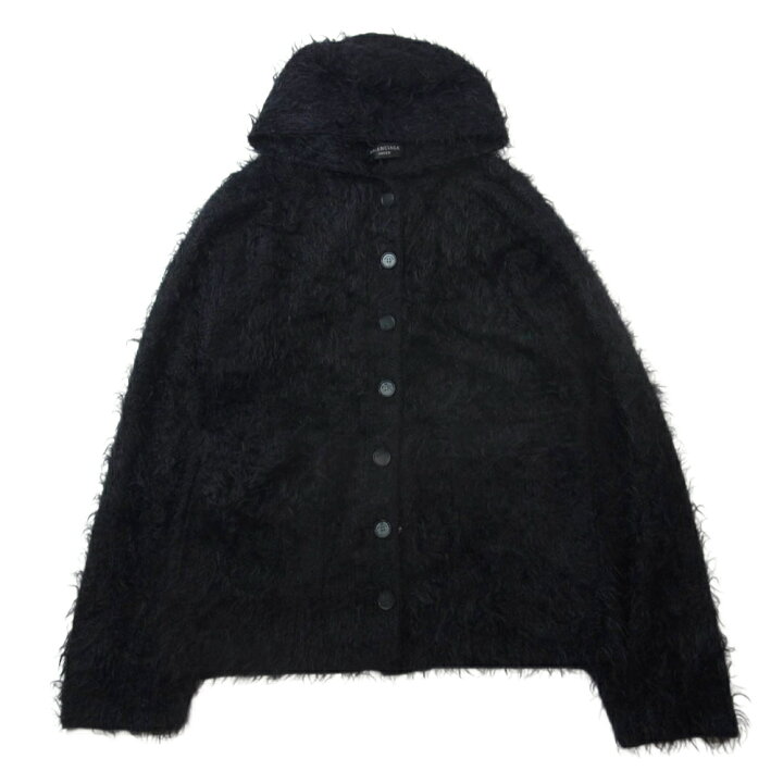 楽天市場】BALENCIAGA バレンシアガ 719001 T1657 Brushed Wool Hooded 