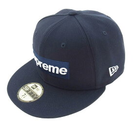 Supreme シュプリーム 25SS New Era ニューエラ Championship Box Logo チャンピオンシップ ボックスロゴ キャップ ネイビー系 56.8 【極上美品】 メンズ【中古】