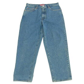 Supreme シュプリーム 23AW BAGGY JEAN Washed Indigo バギー ジーンズ デニム パンツ ライトブルー系 34 メンズ【古着】【中古】