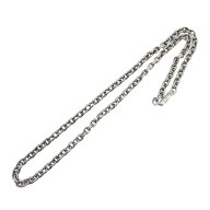CHROME HEARTS クロムハーツ（原本無） 20inch PAPER CHAIN 20 ペーパーチェーン 20インチ シルバー ネッ…