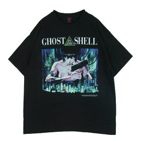 GEEKS RULE ギークスルール GHOST IN THE SHELL 攻殻機動隊 プリント 半袖 Tシャツ コットン ブラック系 XL メンズ【古着】【中古】