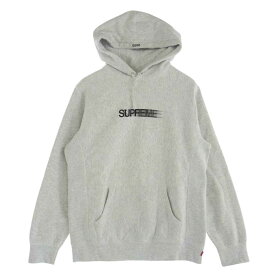Supreme シュプリーム Motion Logo Hooded Sweatshirt モーション ロゴ フーデッド パーカー グレー系 M メンズ【古着】【中古】