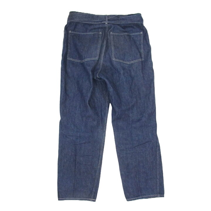 楽天市場】COMOLI コモリ N03-03003 BELTED DENIM PANTS ベルテッド 