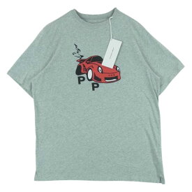 ポップトレーディングカンパニー POP TRADING COMPANY 23SS POPSS23_02-035 car tee カー プリント 半袖 Tシャツ グレー系 M 【美品】 メンズ【古着】【中古】
