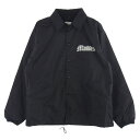 MASSES マシス 24AW 24AW_MSS_114 NYLON JKT CROW BLACK スカル バックプリント ナイロン コーチジャケット ブラック系 L 【新古品】【未使用】 メンズ【古着】【中古】
