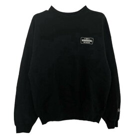 NEIGHBORHOOD ネイバーフッド 22AW 222FPNH-CSM01 CLASSIC-S CREWNECK SWEAT クラシック クルーネック ロゴプリント スウェット ブラック系 XL メンズ【古着】【中古】