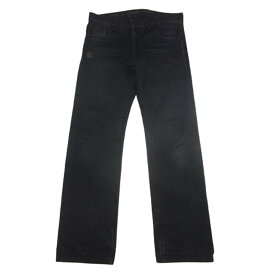 NEIGHBORHOOD ネイバーフッド NARROW STRAIGHT BLACK ICON ロゴ刺繍 ナロー ストレート ブラック アイコン デニム パンツ ブラック系 M メンズ【古着】【中古】