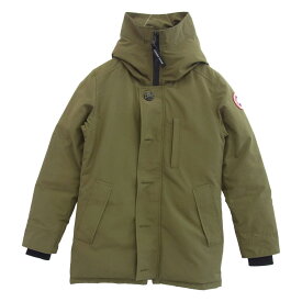CANADA GOOSE カナダグース 3438JM ササビーリーグタグ JASPER PARKA ジャスパー パーカ ダウン ジャケット カーキ系 S メンズ【古着】【中古】
