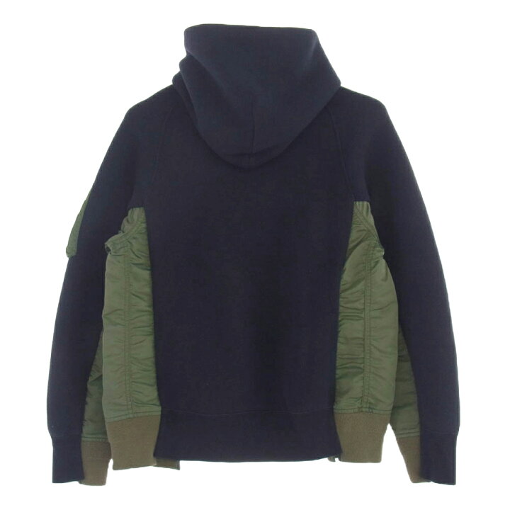 楽天市場】Sacai サカイ 22AW SCM-044 Sponge Sweat Ma-1 Pull Over  