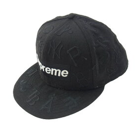 Supreme シュプリーム 20SS MLB New Era Box Logo Cap メジャーリーグ ニューエラ ボックスロゴ キャップ ブラック系 メンズ【中古】