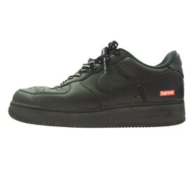 Supreme シュプリーム CU9225-001 × NIKE ナイキ AIR FORCE 1 LOW エアフォース1 ロー ローカットスニーカー ブラック系 ブラック系 28cm メンズ【中古】