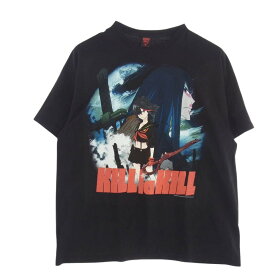 GEEKS RULE ギークスルール KILL la KILL キルラキル T SHIRT vol.02 Tシャツ 半袖 ブラック系 【美品】 メンズ【古着】【中古】