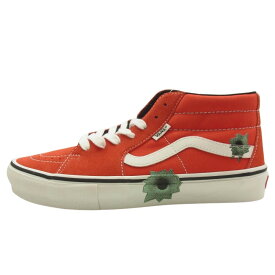 Supreme シュプリーム 25SS Nate Lowman x Skate Grosso Mid Red ネイトロウマン バンズ スケートグロッソ ミッド スニーカー レッド系 27.5cm 【新古品】【未使用】 メンズ【中古】