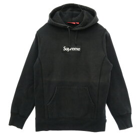 Supreme シュプリーム 16AW Box Logo Hooded Sweatshirt ボックスロゴ スウェット パーカー ブラック系 メンズ【古着】【中古】