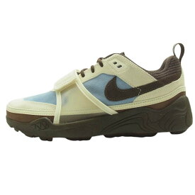 NIKE ナイキ 25SS HQ3072-400 Travis Scott Zoom Field Jaxx Pale Ivory and Leche Blue トラヴィススコット ズームフィールドジャックス ペールアイボリー アンド レチェブルー スニーカー 26.5cm 【新古品】【未使用】 メンズ【中古】