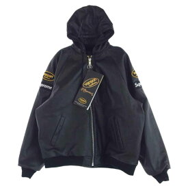 Supreme シュプリーム 24AW Vanson Leathers Hooded Work Jacket バンソンレザーズ フーディー ワーク ジャケット ブラック系 XL 【極上美品】 メンズ【古着】【中古】