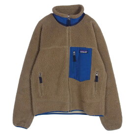 patagonia パタゴニア 17AW 23056 CLASSIC RETRO-X クラシック レトロX フリース ジャケット ライトブラウン系 XS メンズ【古着】【中古】