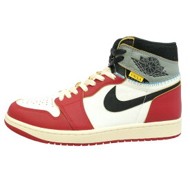NIKE ナイキ HV8563-600 x UNION Air Jordan 1 Retro High OG Chicago Shadow ユニオン エアジョーダン1 レトロ ハイ シカゴシャドウ ハイカット スニーカー マルチカラー系 28cm【新古品】【未使用】 メンズ【中古】