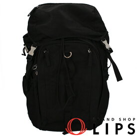 プラダ バックパック VZ0056 ナイロン/レザー メンズリュック・デイパック ブラック(NERO)【中古】