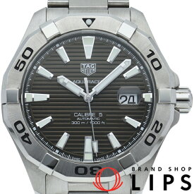 【中古】【箱 保証書】 タグ・ホイヤー アクアレーサー キャリバー 5 Aquaracer Calibre 5 WAY2018.BA0927 SS メンズ時計 ブラウン