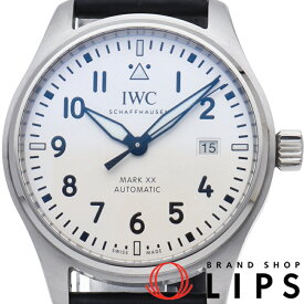 【中古】【箱 保証書】 インターナショナルウォッチカンパニー IWC パイロット ウォッチ マーク 20 Pilots Watch Mark 20 IW328207 SS/革 メンズ時計 ホワイト