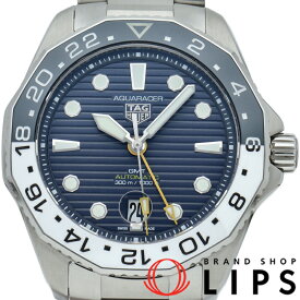 【中古】【箱 保証書】 タグ・ホイヤー アクアレーサー プロフェッショナル300 GMT キャリバー7 43mm Aquaracer Professional 300 WBP2010.BA0632 SS メンズ時計 ブルー