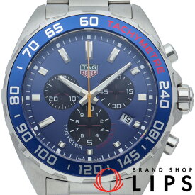 【中古】【箱 保証書】 タグ・ホイヤー フォーミュラ1 クロノグラフ レッドブル レーシング リミテッド Formula 1 Chronograph Red Bull Racing Limited Editi CAZ101AB.BA0842 SS メンズ時計 ブルー