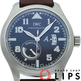 【中古】【箱 保証書】 インターナショナルウォッチカンパニー IWC パイロットウォッチ アントワーヌ・ド サンテグジュベリ 世界限定1178本 Pilot Watch Antoine De Saint Exupery IW320104 SS/革 メンズ時計 ブラウン