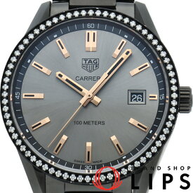 【中古】【箱 保証書】 タグ・ホイヤー カレラ クォーツ ウォッチ 39mm ダイヤベゼル Carrera WAR1115.BA0602 SS ユニセックス時計 ブラック