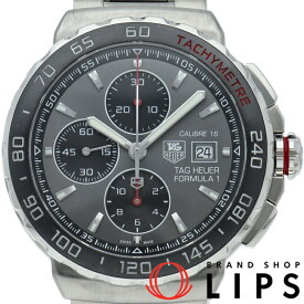 【中古】【箱】 タグ・ホイヤー フォーミュラ1 クロノグラフ キャリバー16 Formula 1 Chronograph CAU2011.BA0873 SS メンズ時計 グレー