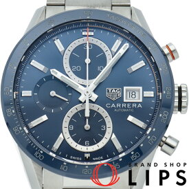 【中古】【箱 保証書】 タグ・ホイヤー カレラ キャリバー16 クロノグラフ ブルー Carrera Calibre 16 Chronograph CBM2112.BA0651 SS メンズ時計 ブルー
