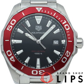 【中古】【保証書】 タグ・ホイヤー アクアレーサー300M メンズ時計 Aquaracer 300M Mens WAY101B.BA07466 SS メンズ時計 ブラック