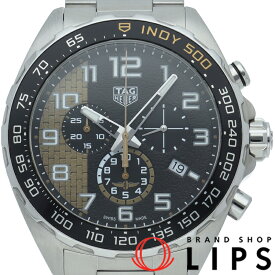 【中古】【箱 保証書】 タグ・ホイヤー フォーミュラ1 クロノグラフ インディ500 世界限定1000本 Formula 1 Chronograph CAZ101AU.BA0842 SS メンズ時計 ブラック
