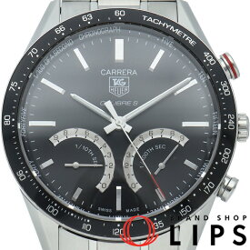 【中古】【箱 保証書 修理書】 タグ・ホイヤー カレラ キャリバーS クロノグラフ Carrera Calibre S CV7A12.BA0795 SS メンズ時計 ブラック