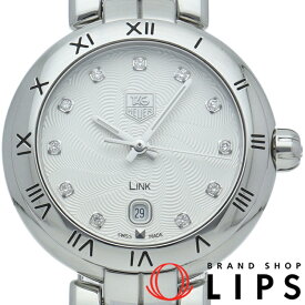 【中古】【箱 保証書】 タグ・ホイヤー リンク レディース時計 11Pダイヤ Link WAT1411.FC6316 SS レディース時計 シルバー